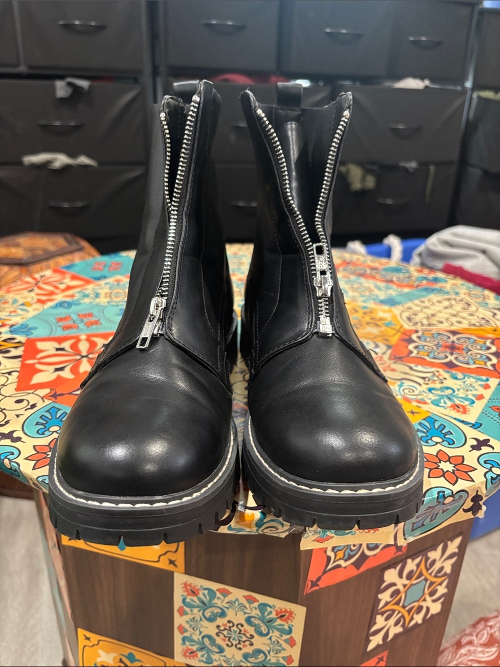 Kohl's Kimberly Black Women's Combat Boots